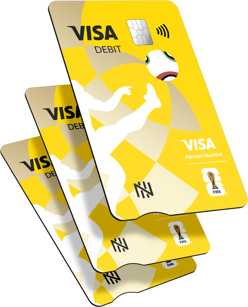 Cartão de Débito Internacional Nomad — Edição Limitada Copa do Mundo da FIFA 2026